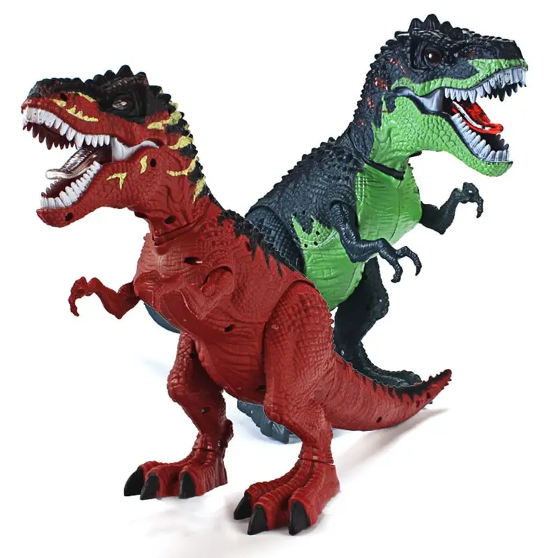 T-Rex динозавр модель моделирование ходячий светильник проекция электрическая игрушка для мальчиков K4UE