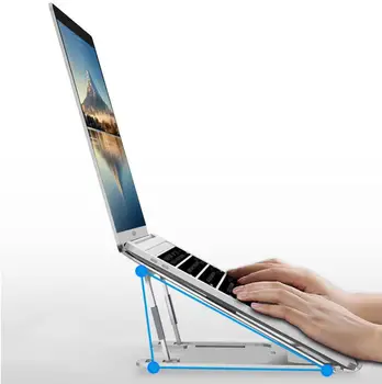 

Portable Foldable Adjustable Laptop Stand Computer Notebook Stand Tray for Sofa Bed
