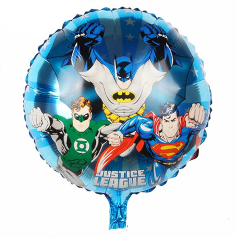 10 шт. воздушные шары супергероев, Мстители, Человек-паук, Бэтмен, фольгированные воздушные шары, детские украшения для дня рождения, Детские Классические игрушки - Цвет: as picture