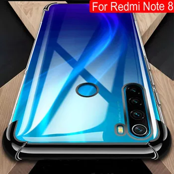 

Blue Color For Xiao Redmi Note 8 Case Airbags Buffer Full Protection Case For Xiao Redmi Note 8 TPU Shockproof Back Cover