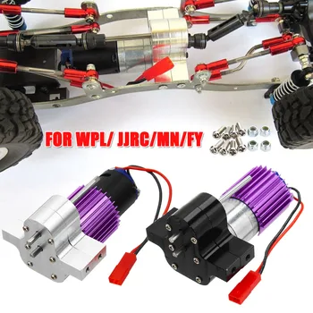 

Speed Change Gear Box Metal Transfer Gearbox w/ 370 Motor Reverse Transmission Box DIY Assembly For WPL/ JJRC/MN/FY RC Car Part