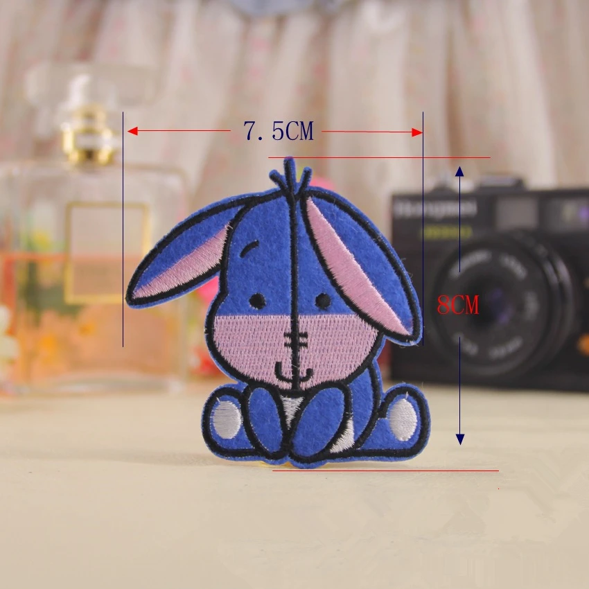 02 Мультфильм Винни Пух Ослик кролик тигр вышивка патчи для одежды патч аппликация «сделай сам» аксессуар патчи Одежда Декор - Цвет: 02