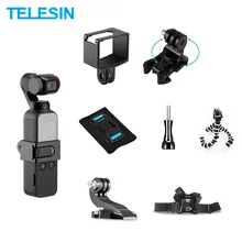 TELESIN рамка держатель Штатив рюкзак на жёсткой основе крепление w/1/4 стандартный винт отверстие для DJI Osmo карманные аксессуары для Кардана