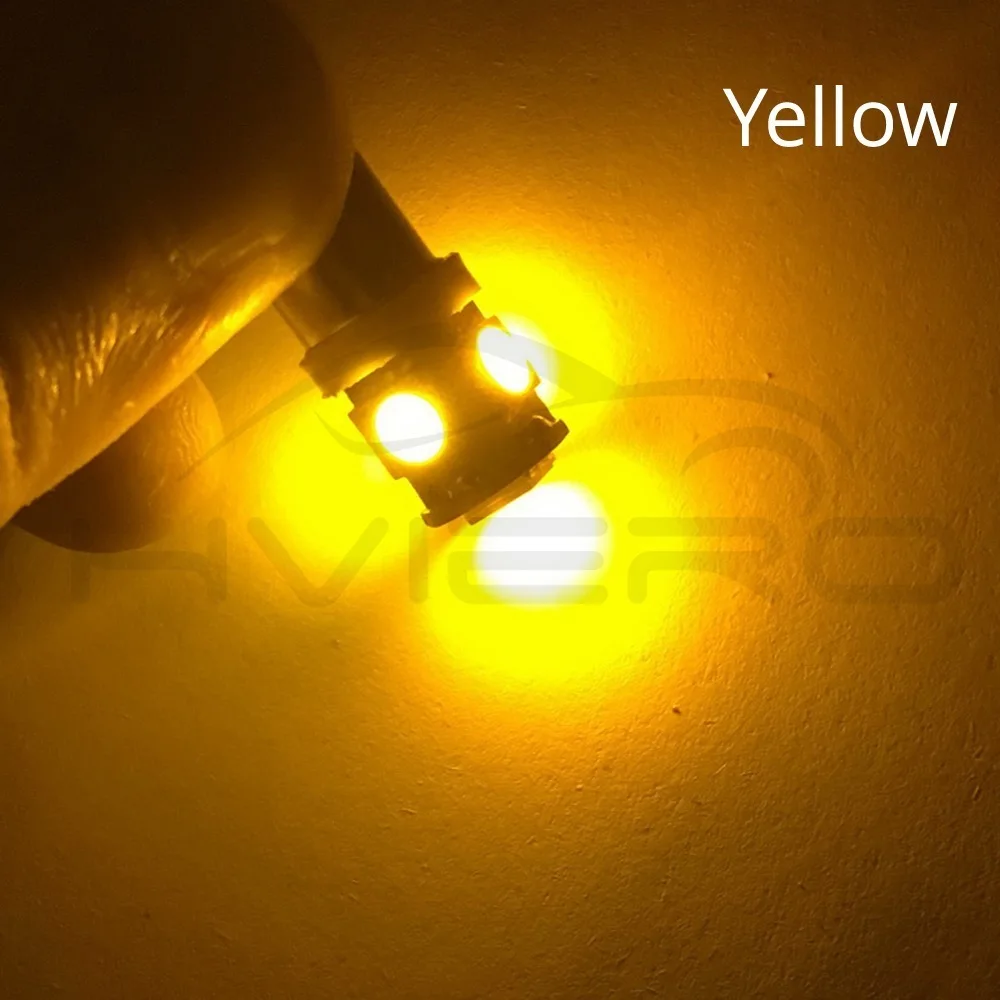 Hviero CAR Led Festoon Dome Door Lights Tail Light Wedge Lamp 5050 5SMD BA9S White Green Blue Yellow T4W Turk Bulb Car Marker Light