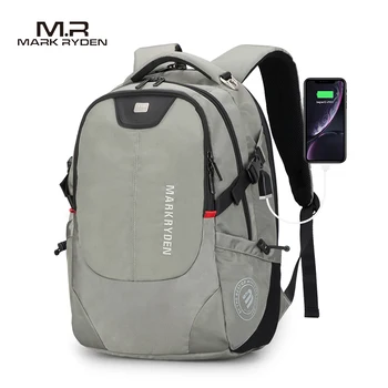 

Mark Ryden Men's Backpack Fashion Multifunction USB Charging Men 15inch Laptop Backpacks Bisiness Bag For Men