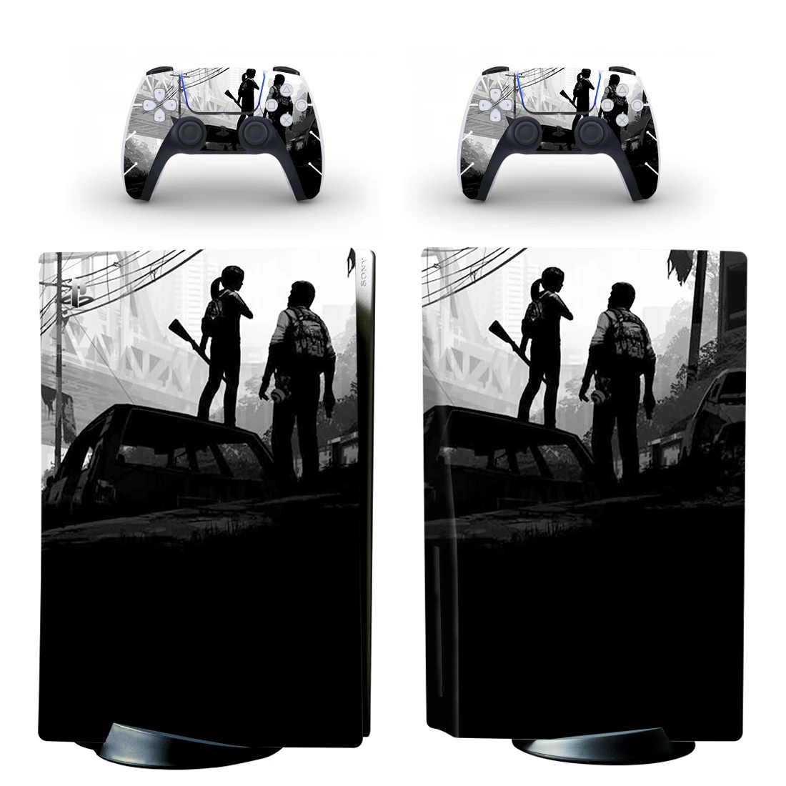 The last of Us PS5 Standard Disc Skin Sticker Decal Cover for PlayStation 5 Console and Controllers PS5 Skin Sticker Vinyl