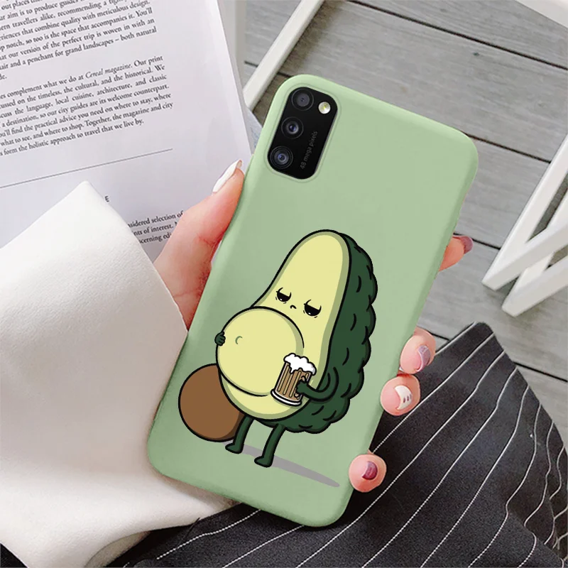 samsung silicone For Samsung Galaxy A41 Case 6.1" Soft TPU Phone Cover For Samsung A 41 GalaxyA41 Avocado Shockproof Fundas Bumper Shell Etui cute phone cases for samsung 