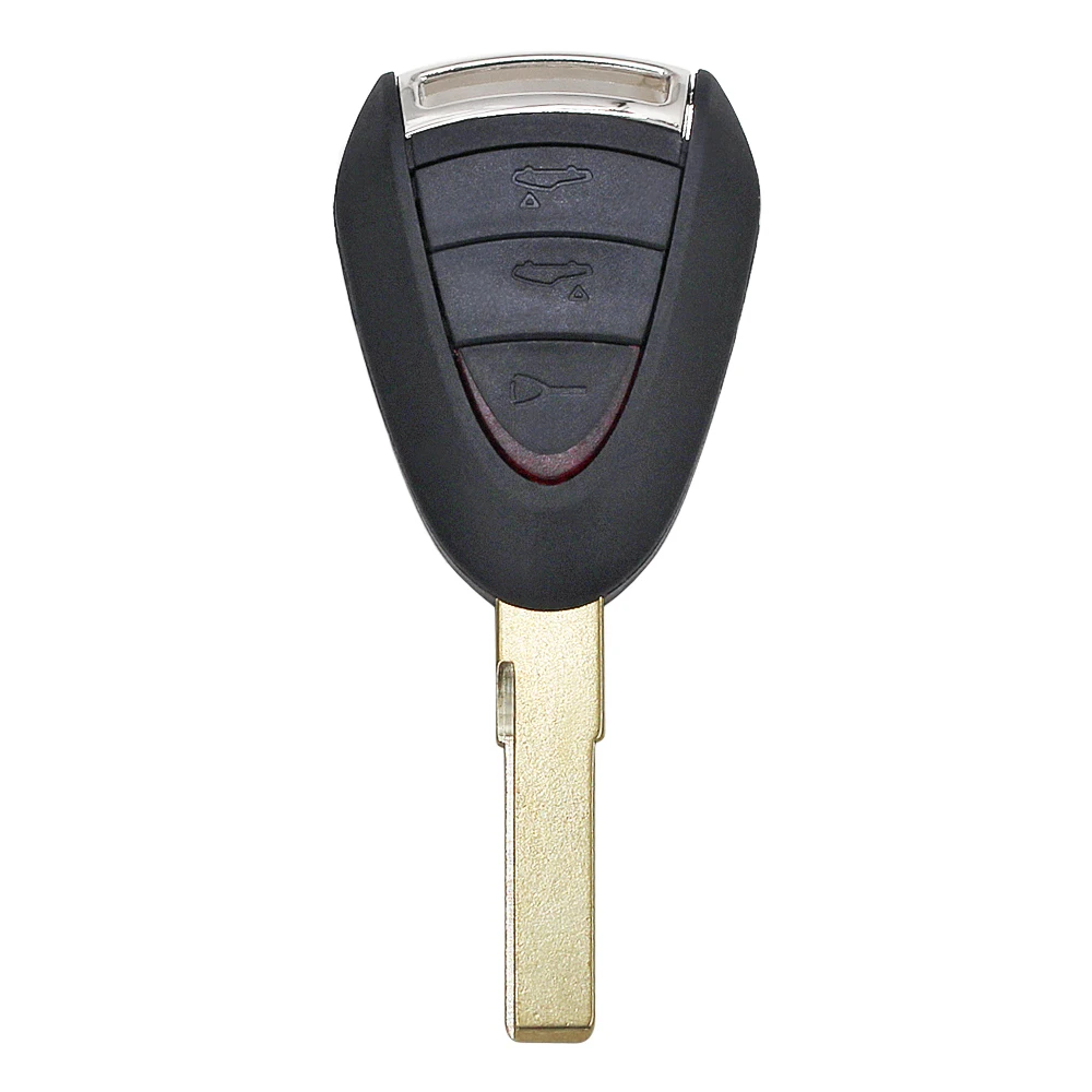 Key Shell Replacement 2 Button / 3 Button for Porsche Boxster/Cayman 911/997 Carrera 911 Targa