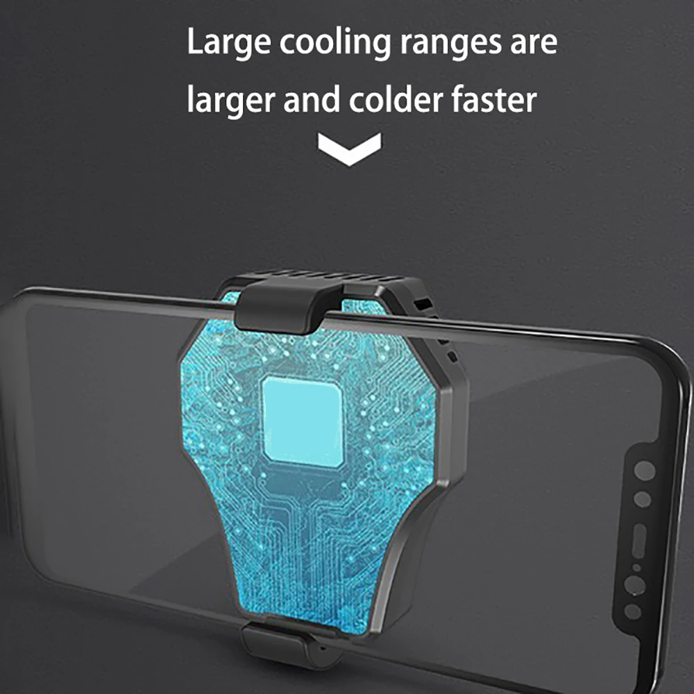 Мобильный кулер для телефона охлаждающий игровой веер подставка держатель кронштейн вентилятор Радиатор для IPhone huawei Xiaomi смартфон планшет зарядка через usb