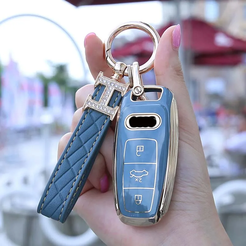 Nuova custodia in TPU Cover chiate/telecomando per Audi A3 A6L A6 A7 A8 Q7 Q8 portachiavi borse per coperture accessori per Auto 15 Nuova custodia in TPU Cover chiate/telecomando per Audi A3 A6L A6 A7 A8 Q7 Q8 portachiavi borse per coperture accessori per Auto - Hedad964dbc96417a8a69bb37754e4f76c