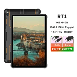 Oukitel 4G RT1 Waterproof Rugged Tablet Phone 10000mAh 4GB+64GB 10.1