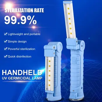 

UVC Germicidal Lamp Ultraviolet Portable Foldable Sterilization Light Clothes Mite Removal Sterilizer Uv Disinfection Lamp