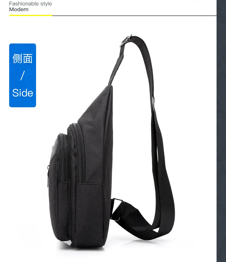 New Style Men Chest Pack Men's Backpack Korean-style Casual Men And Women Chest Shoulder Bag Outdoor Sports Riding Single-should