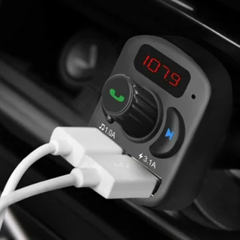 

Handsfree FM Transmitter Kit FM Transmitter MP3 Dual USB Charge Wireless