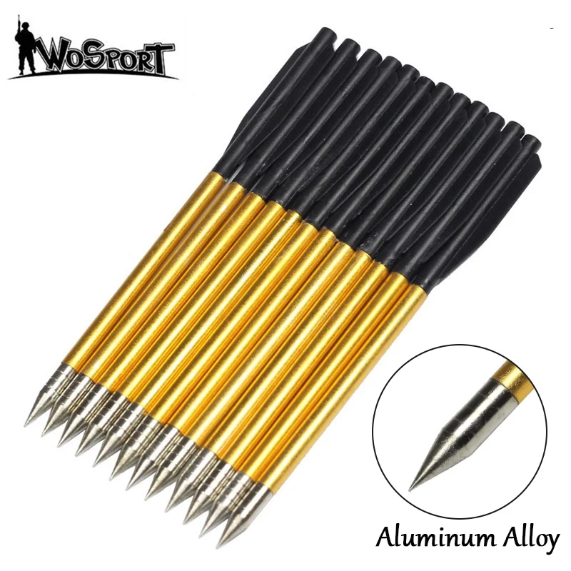 Aluminum Archery Arrowheads Arrows-Shooting Hunting-Replacement 50-Lb/80-Lb crossbow