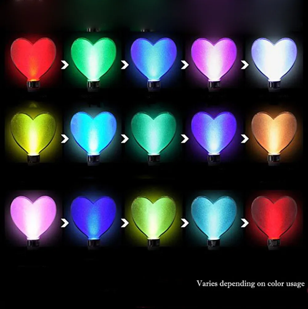 Penlight 15 цветов в форме сердца живой концертный светодиодный светильник с запасной трубкой AAA батарея освещение для детей игрушки Zabawki Juguetes Brinquedo