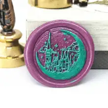 Печать воска для строительства Луны, индивидуальный восковой набор штампов, комплект печатей для восковой печати сказок, печать свадебных приглашений