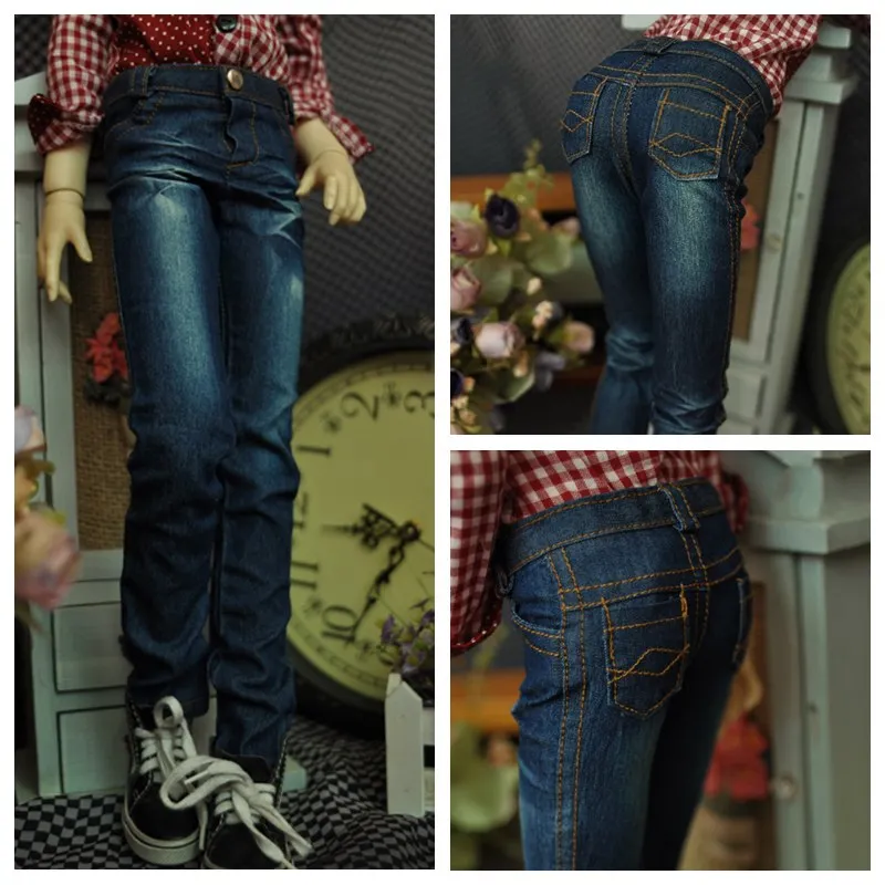 1/4 1/3 масштаб BJD кукольная одежда повседневные джинсы для BJD/SD аксессуары SSDF ID72 uncle. Не включены кукла, обувь, парик и другие A1002