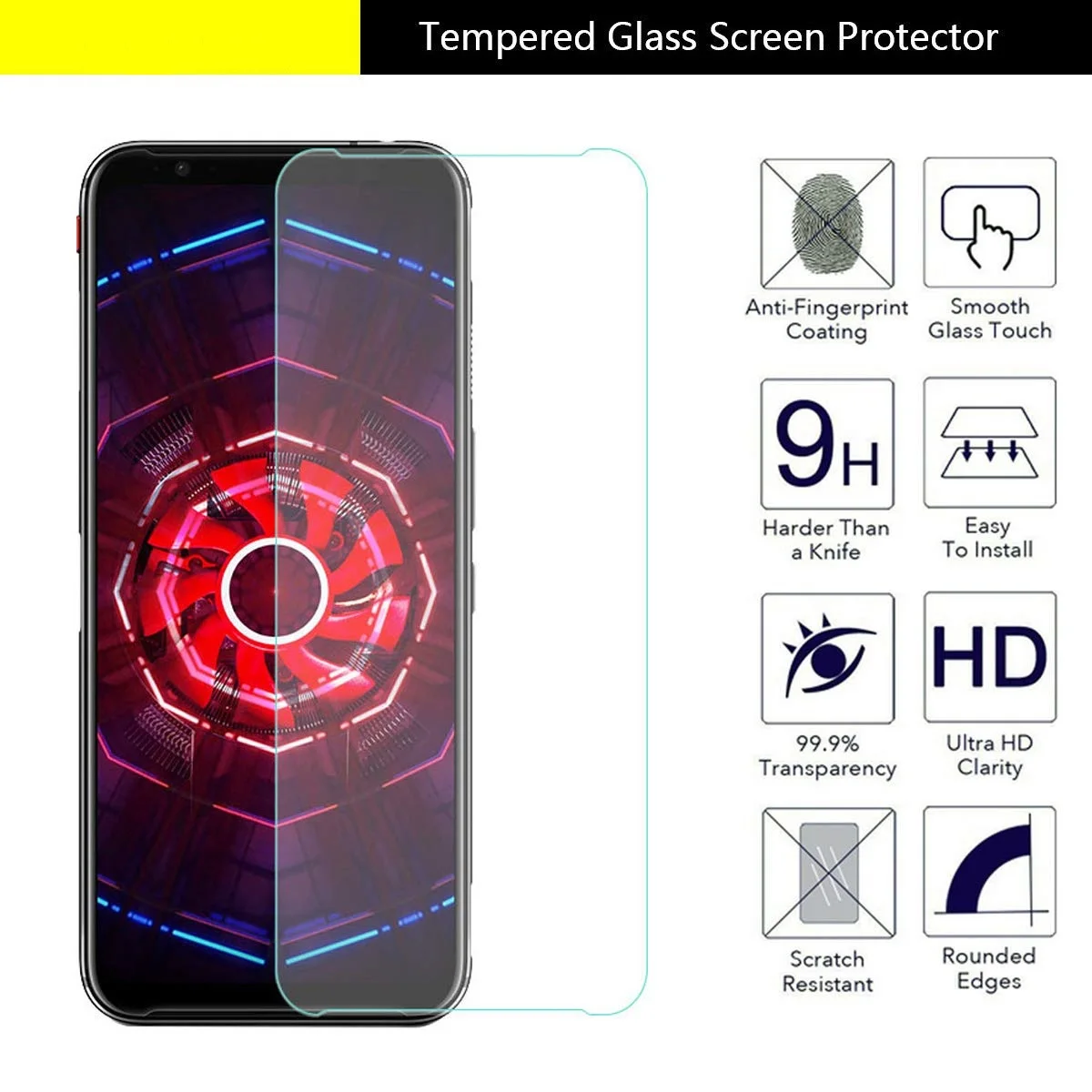 Защитная пленка для экрана zte Nubia Red Magic Mars 3 2019 закаленное стекло защита экрана-9 H