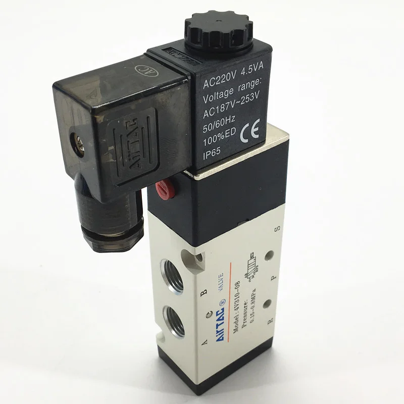 4V310-08 4V310-10 DC24V AC220V пневматические инструменты качественные пневматические компоненты электромагнитный клапан Airtac 4V Серия
