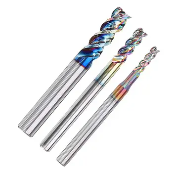 

DANIU 3-10mm DLC Colorful End Mill For Aircraft Aluminum Upgrade Milling Cutter CNC Machine Tool Durable