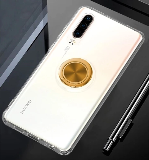 For Huawei Honor Nova 5t Case Cover Transparent Soft Silicone TPU Protection Ring Magnetism Covers For Honor Nova 5t 5 T Coque