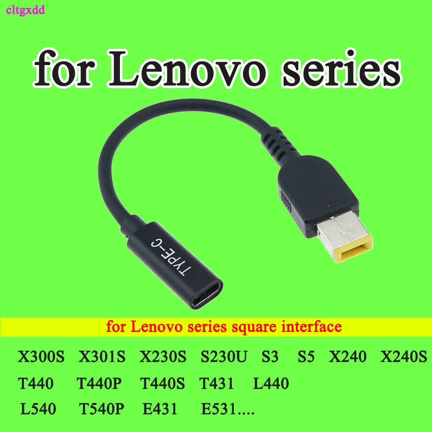 

USB Type C Charging Cable Cord Plug Connector Laptop Power Adapter for Lenovo G400 G505 ThinkPad X1 Carbon Yoga 13 ThinkPad 10