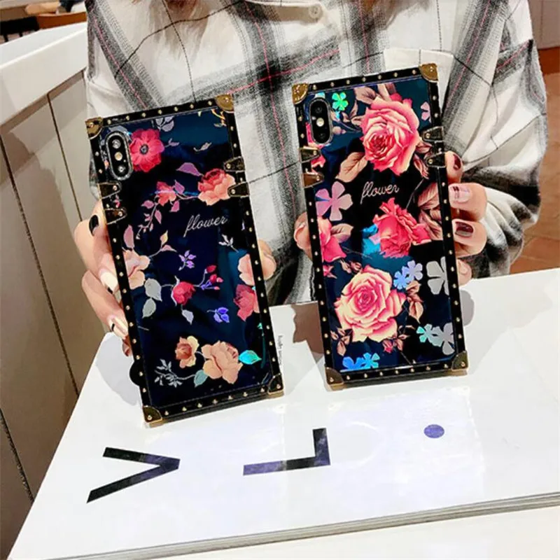 Selfan цветы глаз багажник телефон девчачий чехол для iPhone11 pro 7 8 Plus XR X XS XSMAX fundas роскошный для samsung S8plus S9 plus S10