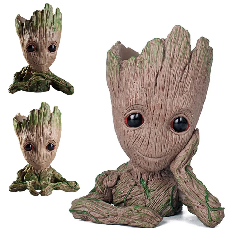 Guardians Of The Galaxy Baby Groot Figur Stifthalter Blumentopf Figuren Figurine 