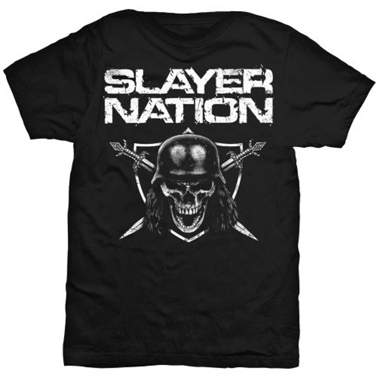Slayer Nation Reign in Blood Show No Mercy Rock официальная Мужская футболка s (1) | одежда