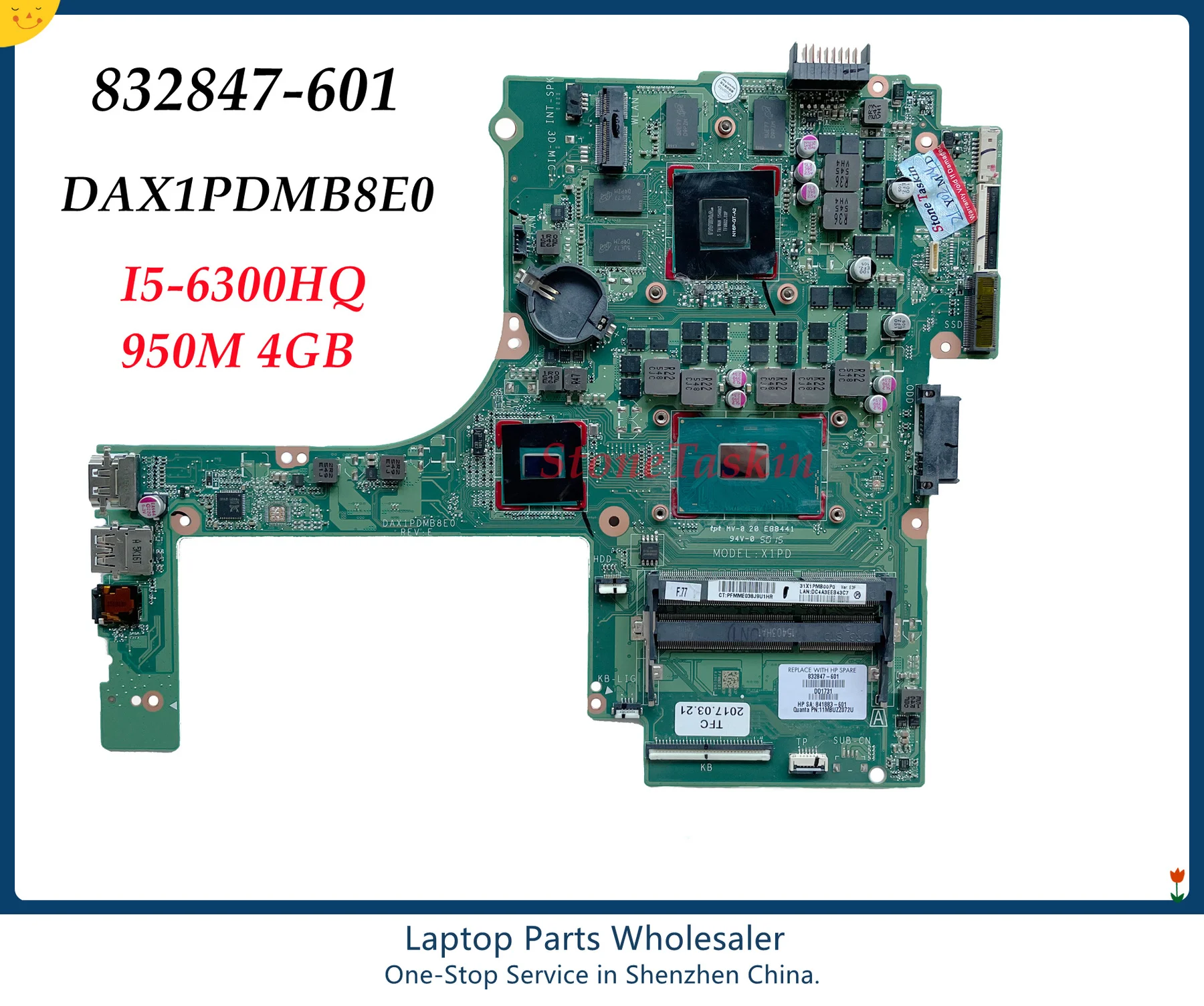 Highquality832847601ForHPPavilion15AKGamingLaptopmotherboard