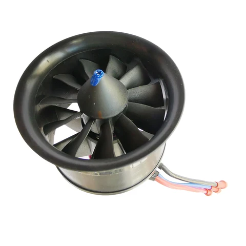 For EDF 50mm Duct Fan 4900KV 3S Brushless Motor For RC Parts Airplane Accs title=
