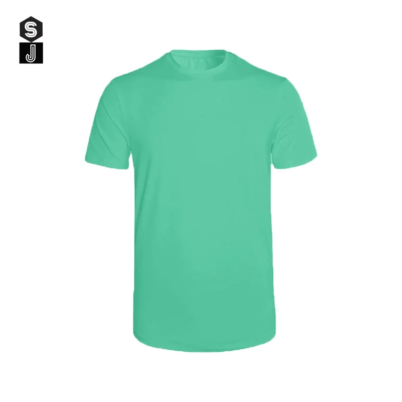 Light green Летние удобные дышащие супер мягкие белые футболки мужские с коротким рукавом хлопковые футболки белого цвета размер S-XXXL - Цвет: Light green