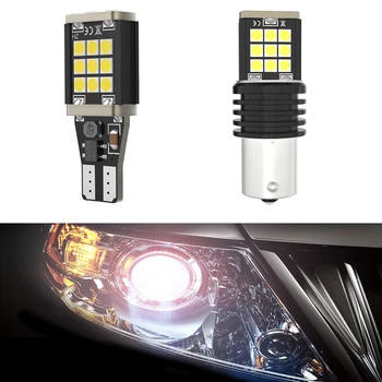 

T15 LED Bulb W16W T10 W5W LED Signal Light Canbus No error High Power Super Bright White 3030 24SMD DC 12V Car Turn Back Lamps
