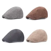 Модная однотонная Кепка унисекс с принтом газетчика Гэтсби, 55-60 см/21,6-23,6 дюйма, береты, плоская кепка, в клетку, повседневные, вечерние