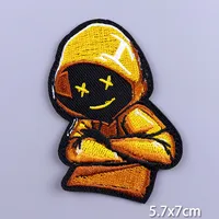 Shop Embroidered Patches for Clothing | Iron-On Stickers: Lantern Man, Skull Biker Stripes, and More | Buy Jackets Patches Online - Image 4