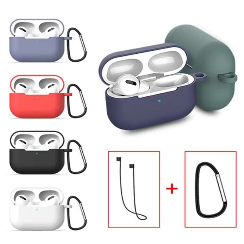 Мягкий силиконовый чехол для наушников Apple Airpods Pro Air Pods 3 Airpodspro|Аксессуары