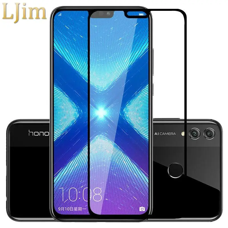 9H закаленное стекло для huawei P40lite Nova6SE Honor V20 8A 8X Note10 Mate20 lite Nova4 P Smart 2019 полное