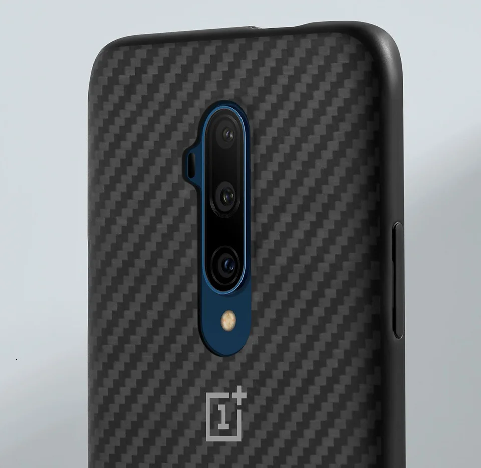 Чехол-бампер Karbon для OnePlus 7T Pro Karbon со встроенной текстурой, защита без ущерба для идеальной посадки