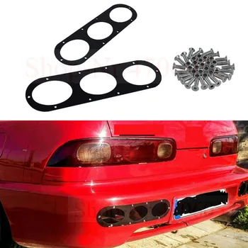 

2 pcs Universal Aluminium Alloy Rear Bumper Race Air Diversion Diffuser Panel Car Styling Auto Exterior Accessories