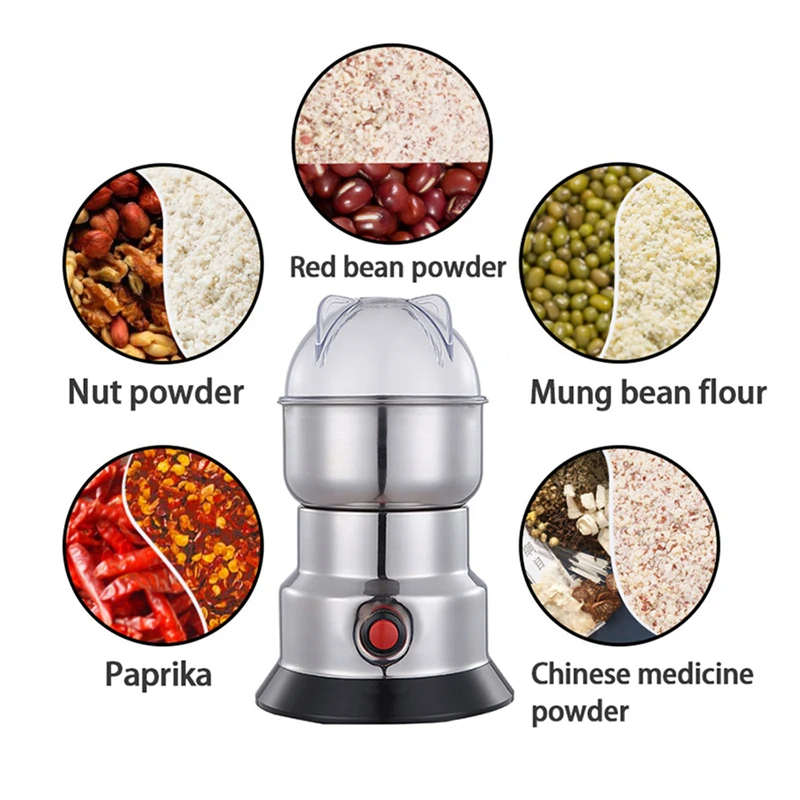 Electric Coffee Grinder Blenders For Kitchen Household Cereals Nuts Spices  Beans Machine Multifunctional Espresso Moedor De Cafe - Coffee Grinders -  AliExpress