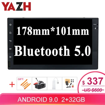 

YAZH 2 din gps navigation 2GB 32GB 7 inch 178mm*101mm no dvd player for old cars Octa core Android 9.0 radio system autoradio
