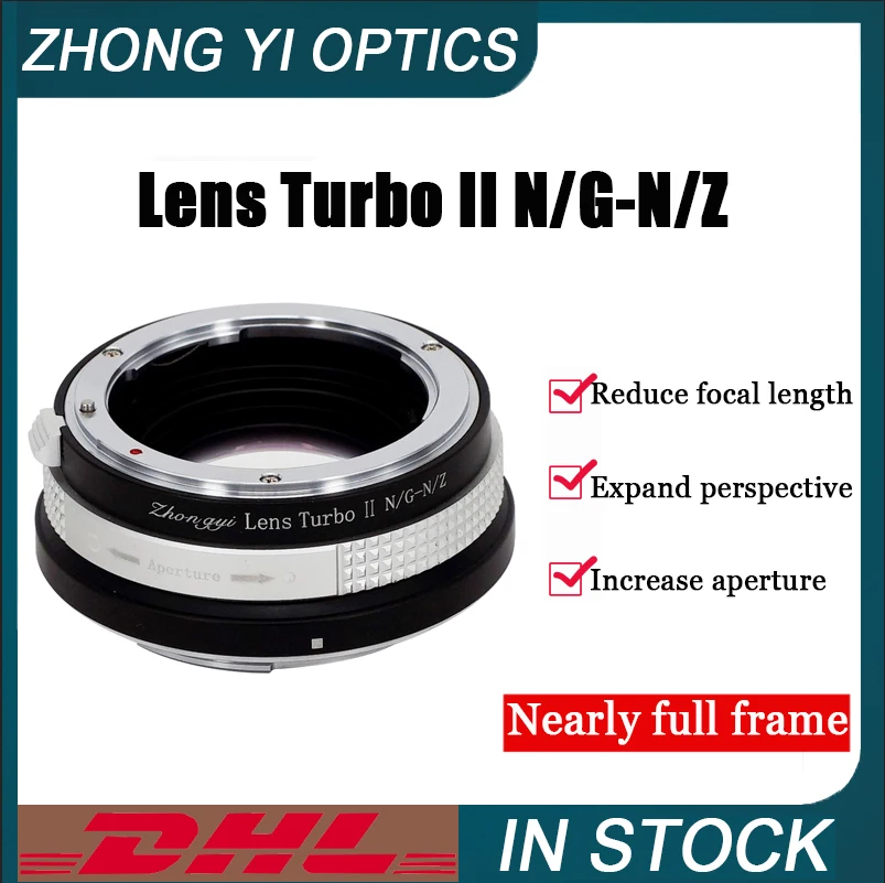 Zhongyi Optics Nf-Nz Ii Anello Adattatore Per Obiettivo Nikon F Mount Per Fotocamere Nikon Z Zfc Z6 Z7 Z5 Z6Ii Z7Ii D610 D850 D750 D810