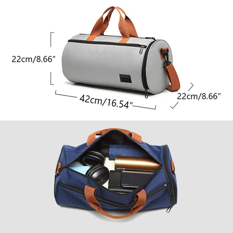 Outdoor Sports Gym Bag Multifunction Training Fitness Shoulder Bag With Shoes Pocket Travel Yoga Handbag Dry wet Swimming Bag