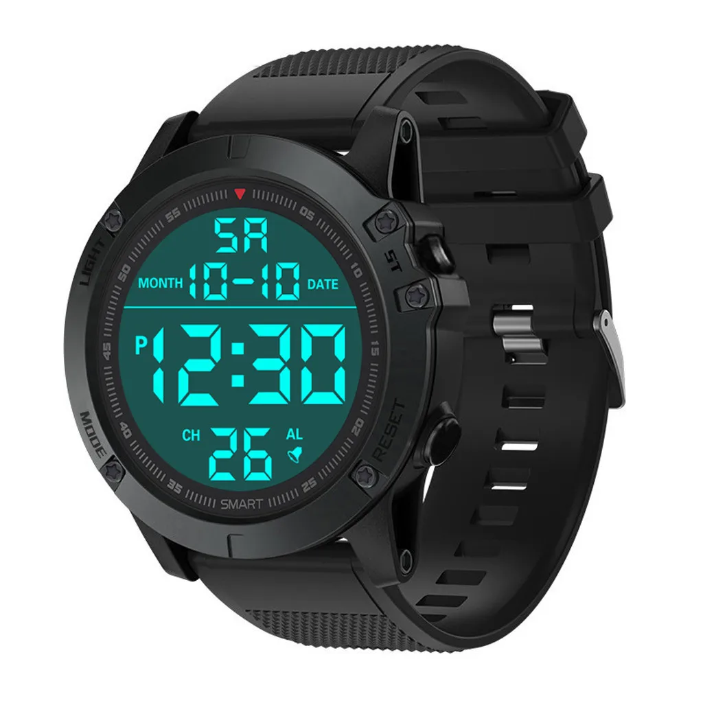 Цифровые часы мужские спортивные Модные Военные светодиодный часы Роскошные цифровые водонепроницаемые световые часы мужские часы