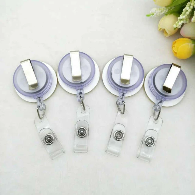 New Acrylic Funny Smiling Face 60cm Retractable Pull Badge Reel ID Card  Holder Belt Clip Lanyard Name Tag Card For School Office - AliExpress
