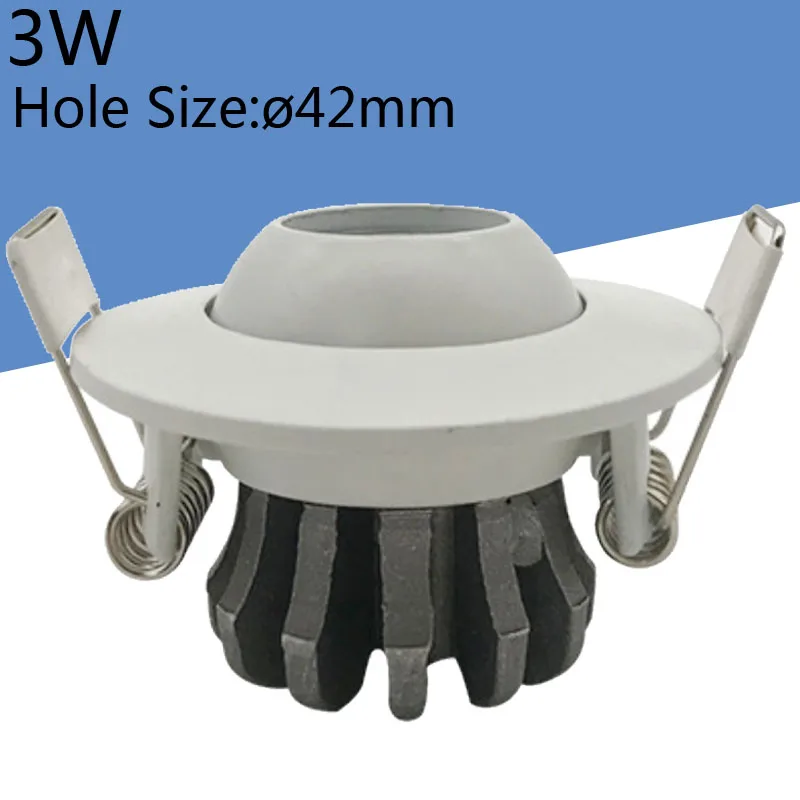 3W COB светодиодный светильник 12V AC85-265V CRI&gt90 110lm/W 3 года гарантии белый черный дом |