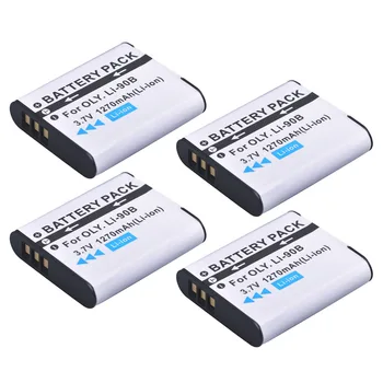 

4p 1270mAh Li-90B Li 90B Li-92B Li90B Camera Battery for Olympus Tough TG-6 TG-5 TG-Tracker SH-1 SH-2 SP-100 IHS Tough TG-1 TG-2