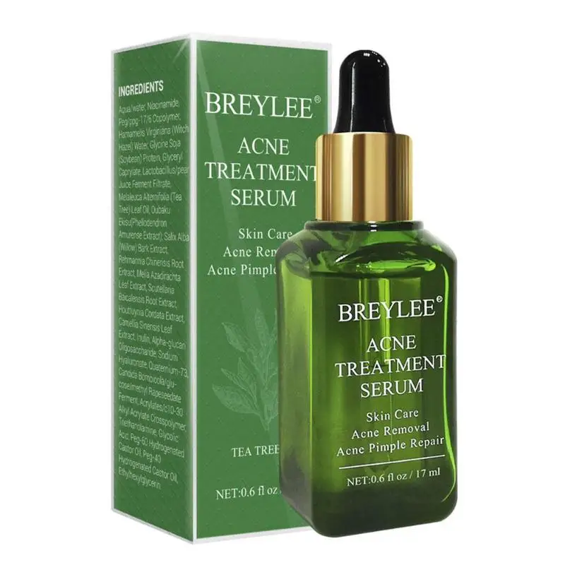 

BREYLEE 17ml Acne Treatment Essence Cream Anti Acne Pimple Scar Remover Contraction pore blackhead removal acne resistance