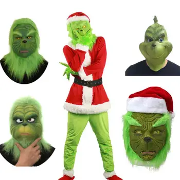 

DishyKooker Scarry Full Head Mask Costume Halloween Christmas Masquerade Party Prop Cosplay for Adult